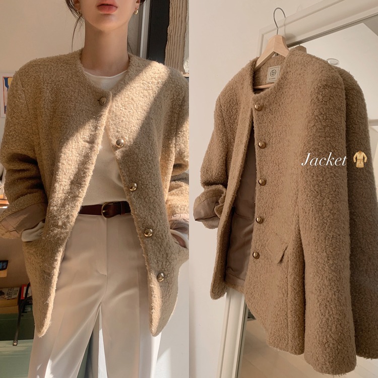 【予約商品】《3カラー》オーバーフィット　秋　ジャケット　韓国ファッション